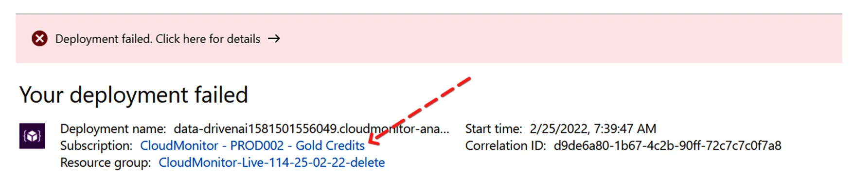 Azure subscription view with Resource groups option highlighted in the left-hand menu