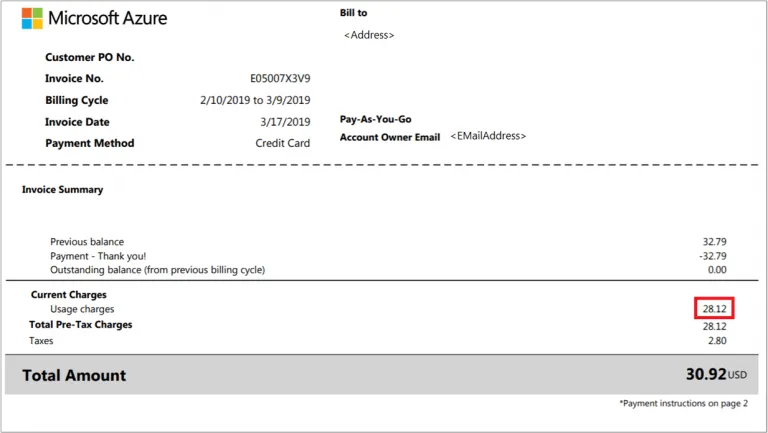 Understanding Azure Cloud Bills